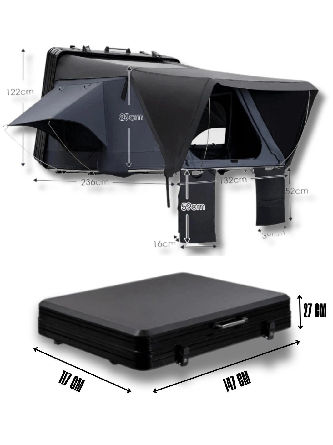 rooftop tent 4 personnes