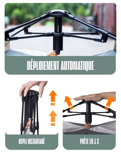 tente automatique 3 places
