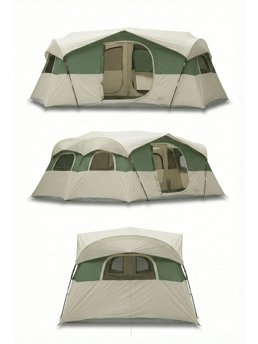 Tente camping familiale 8 personnes 3 chambres