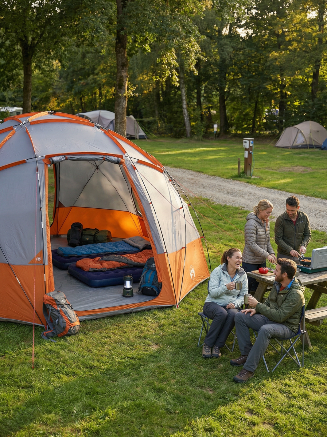 Tente De Camping en dome