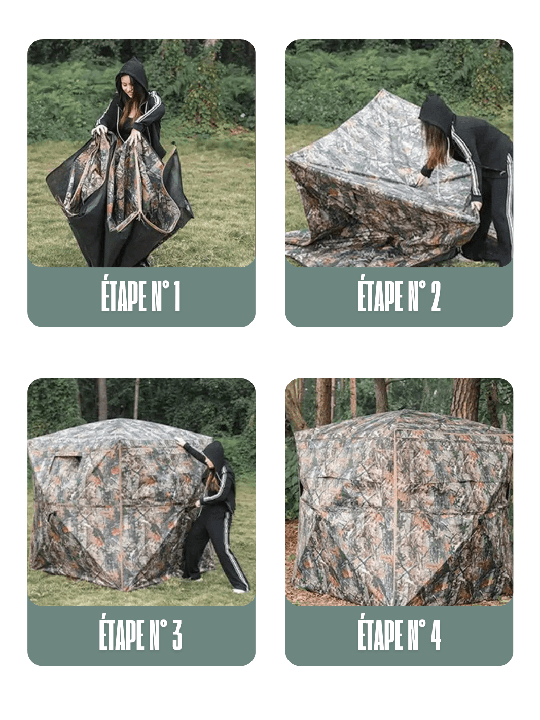 tente de chasse 4 personnes