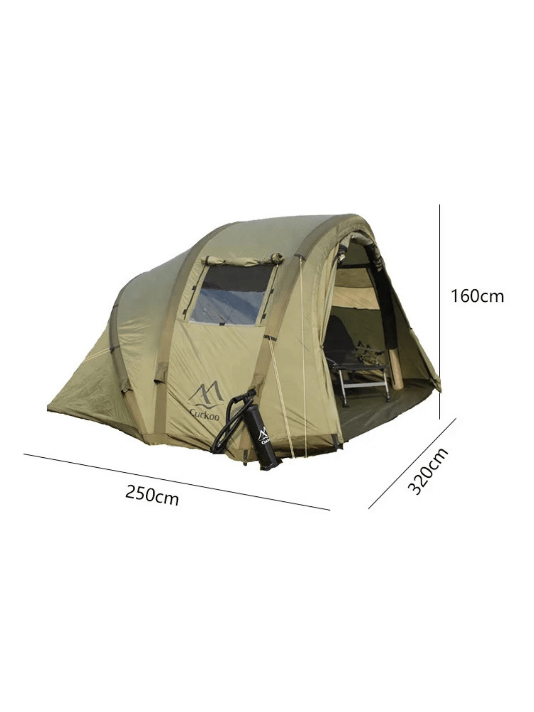 tente de peche gonflable 3 personnes
