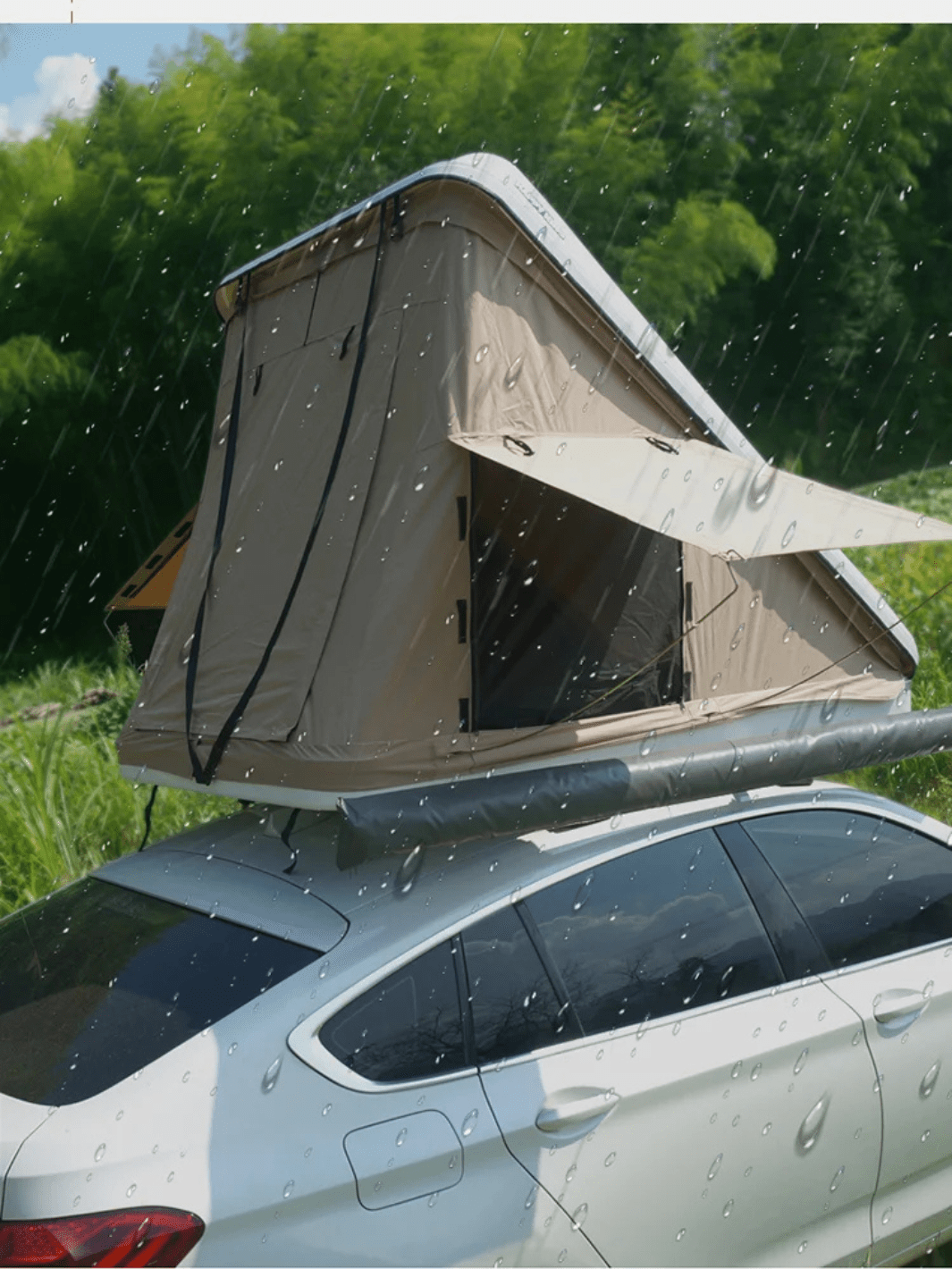 tente de toit coque rigide 2 personnes