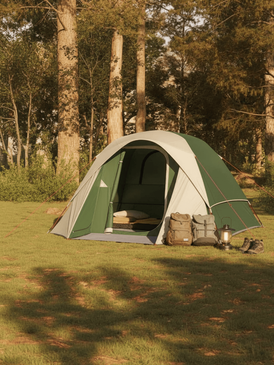 tente dome pour camping 4 personnes