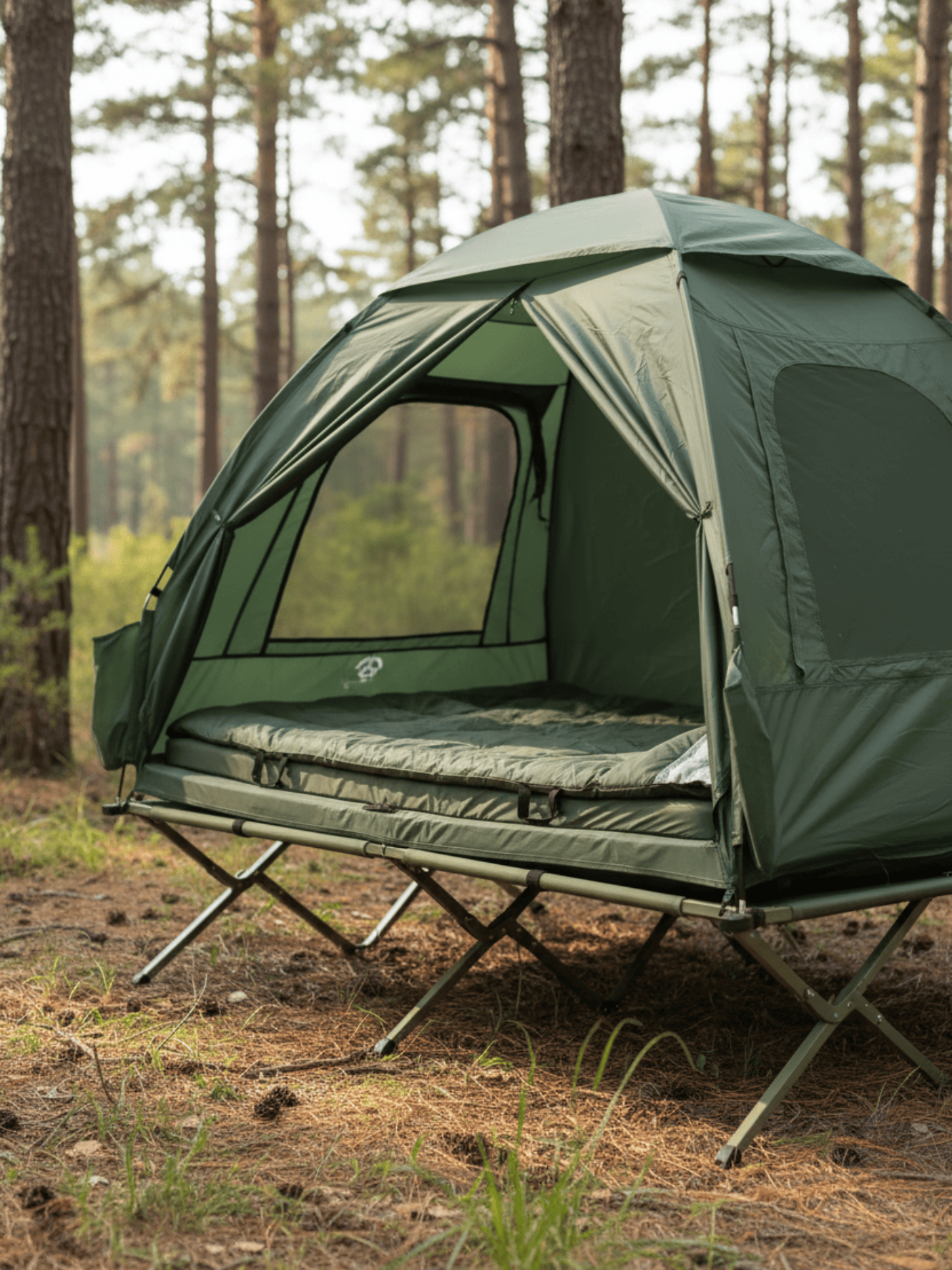 Tente lit de camp 2 personnes