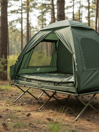 Tente lit de camp 2 personnes