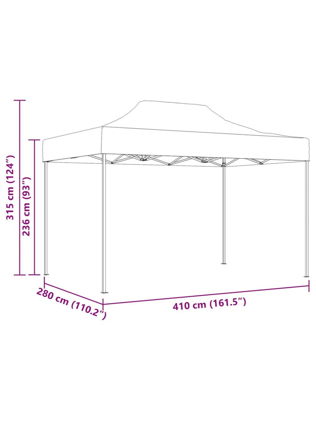 tente paddock pliante 3x4m