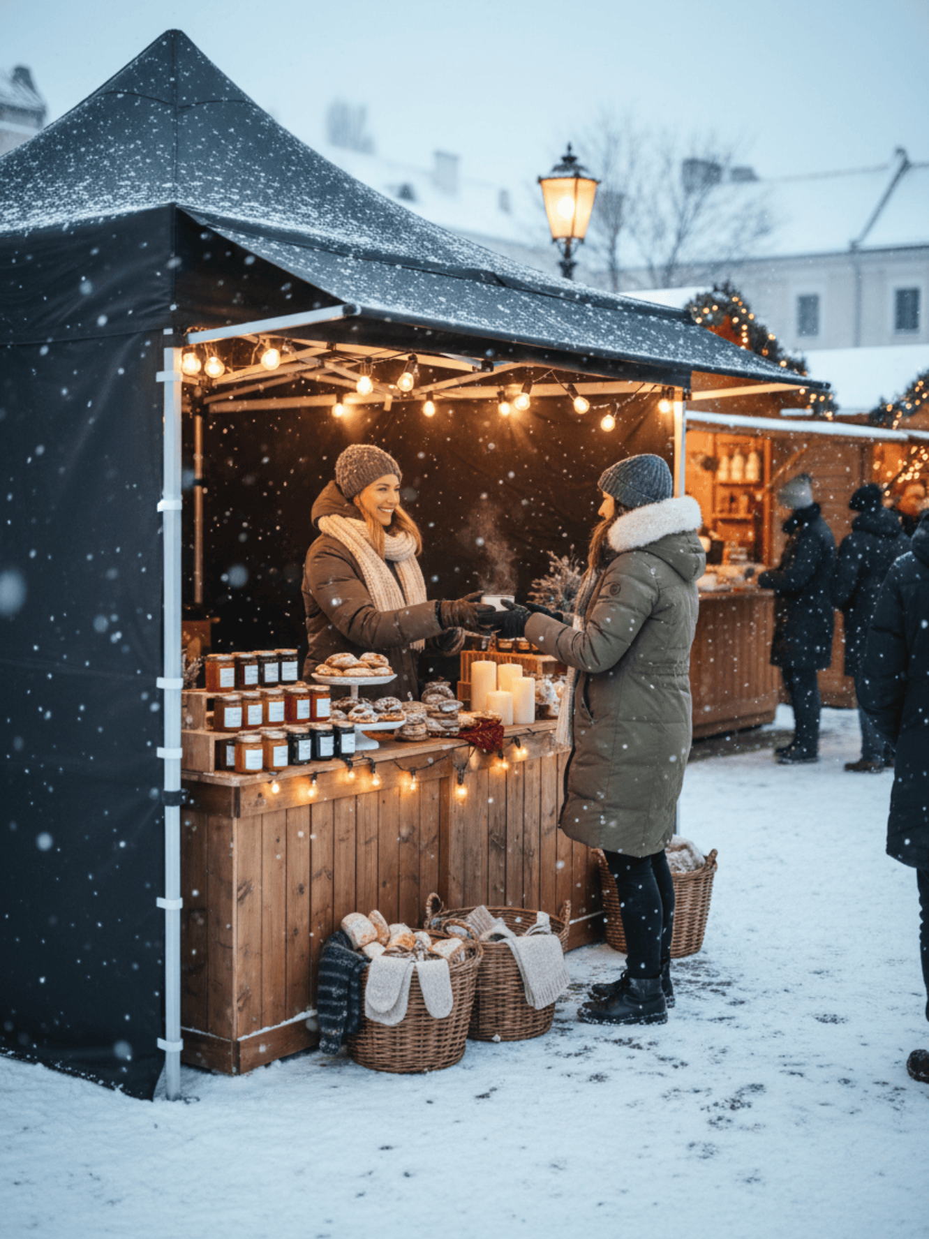 Tente pour les marchés