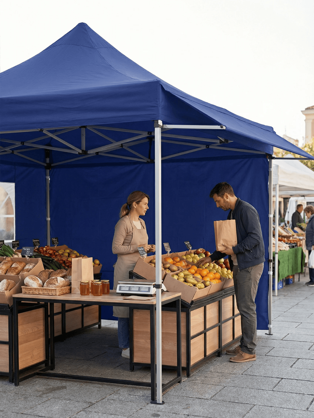 Tente pour les marchés