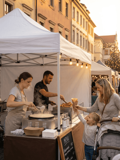 Tente pour les marchés