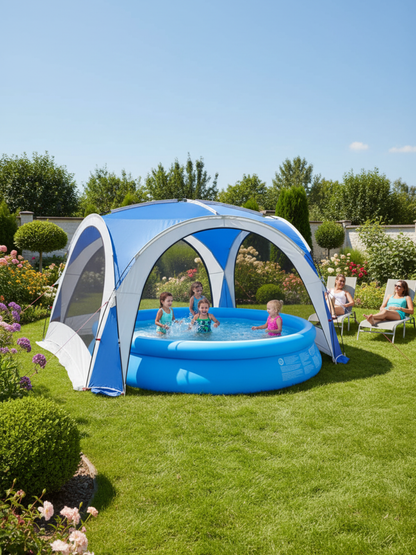Tente pour piscine et jardin