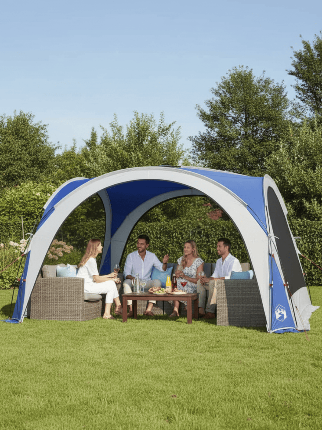 Tente pour piscine et jardin