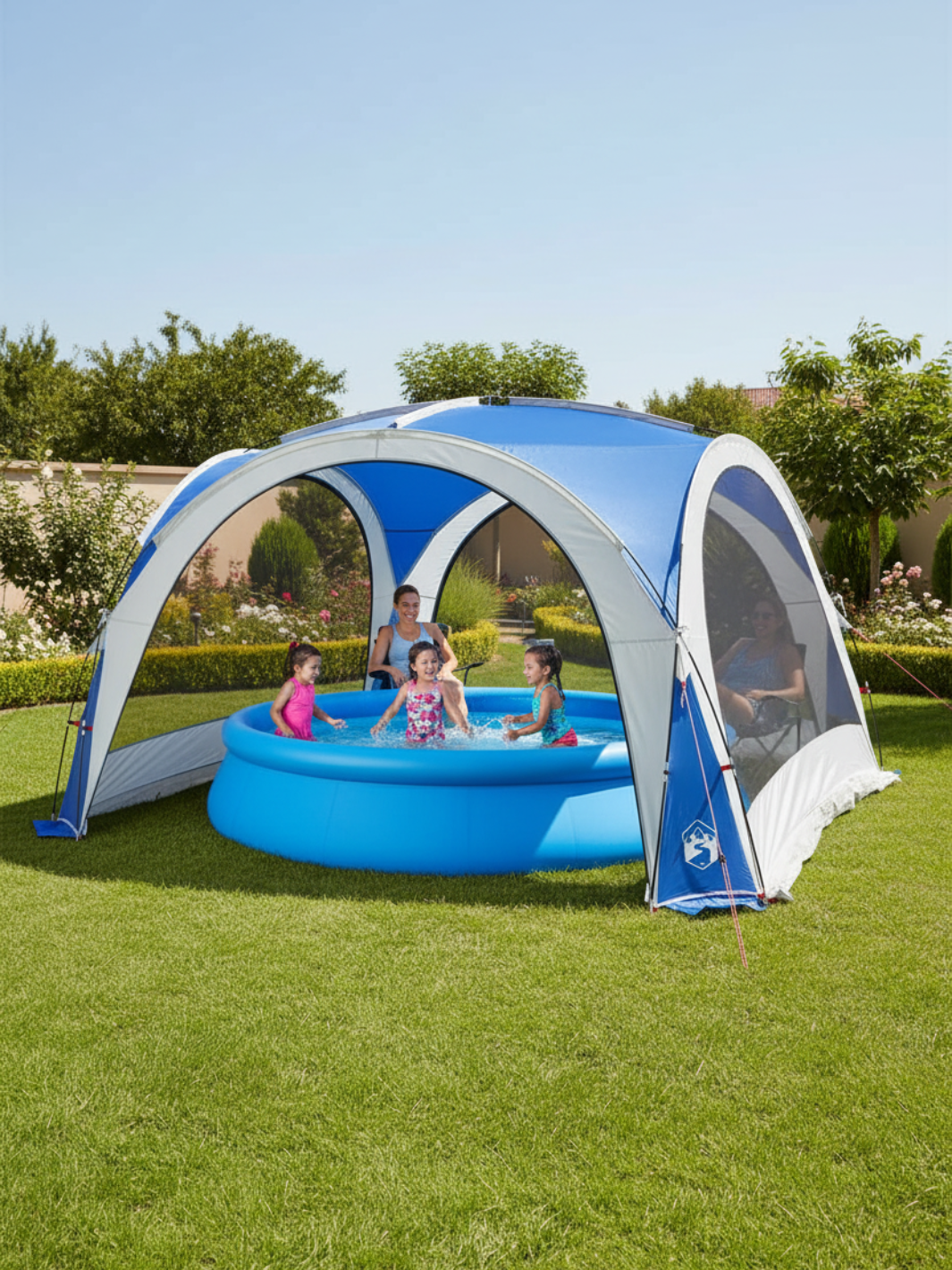 Tente pour piscine et jardin