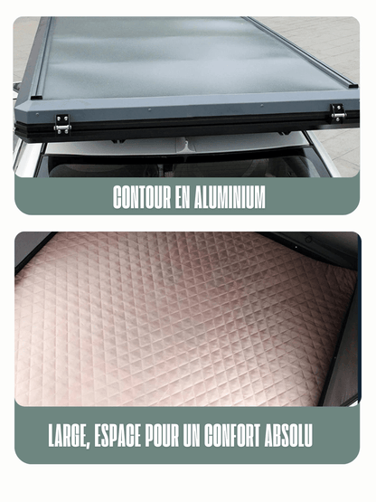 tente pour toit de voiture semi-automatique