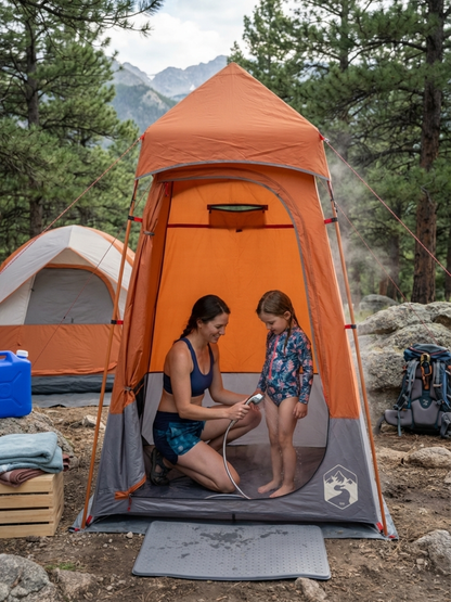 Tente pour wc / douche camping