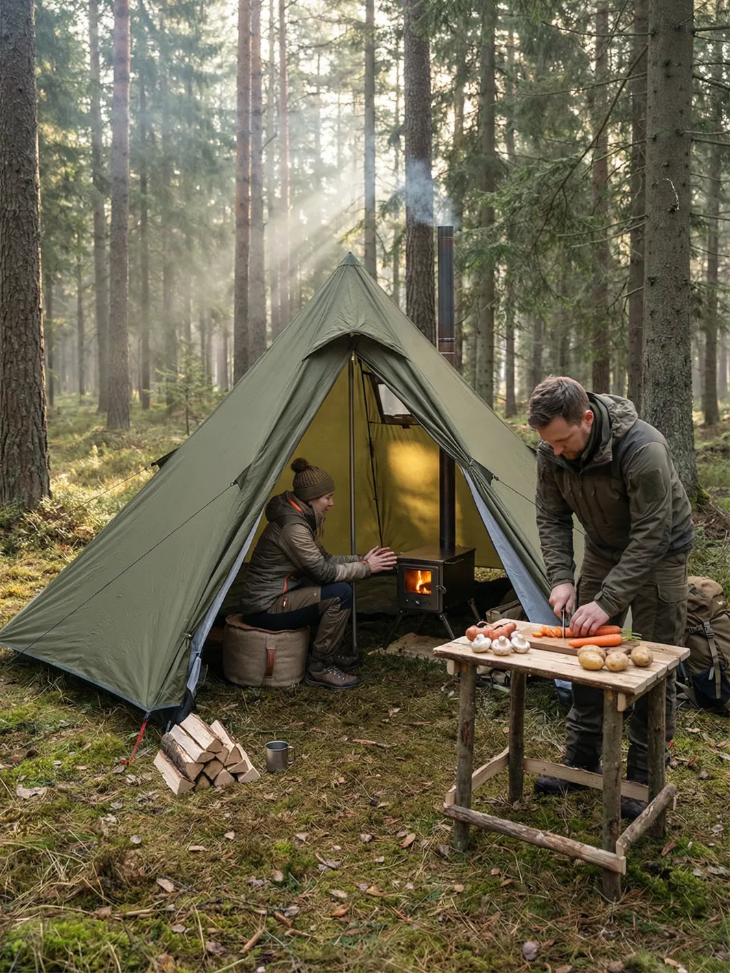 Tente tipi 2 places