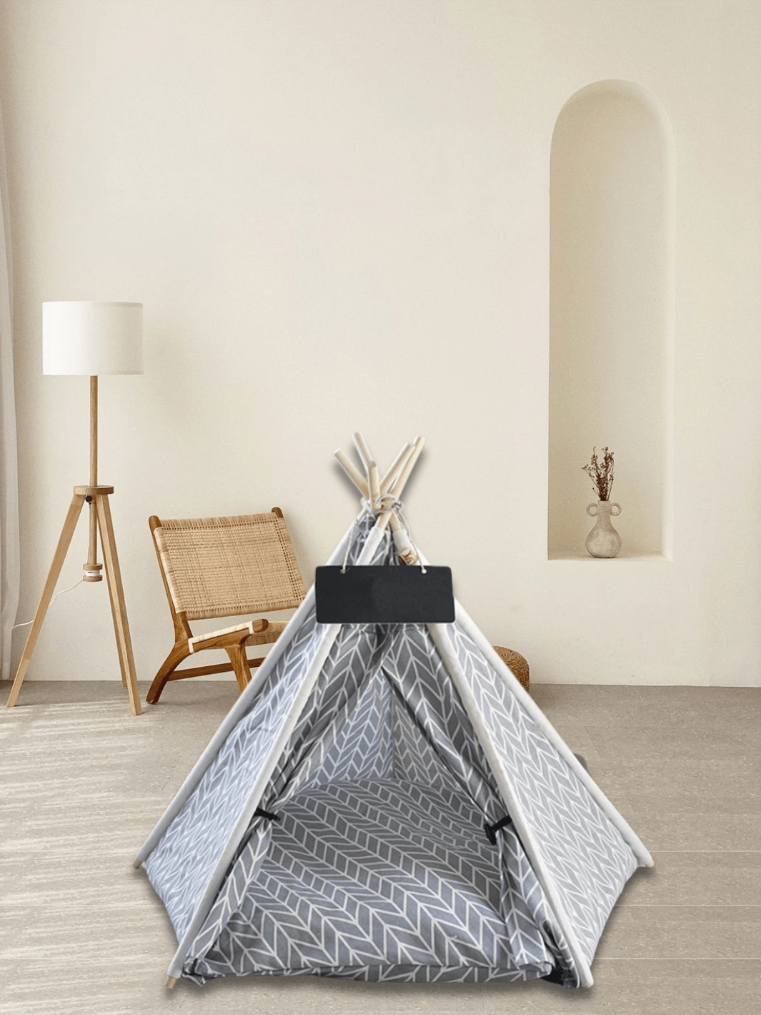 tente tipi chien