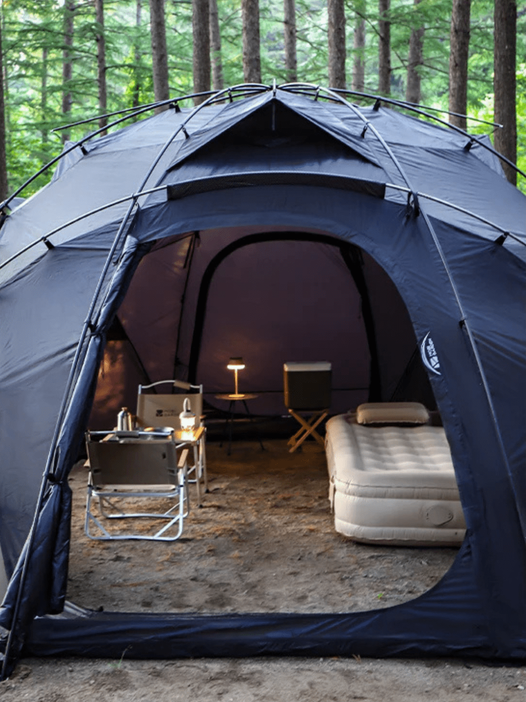 tente black and fresh 6 places